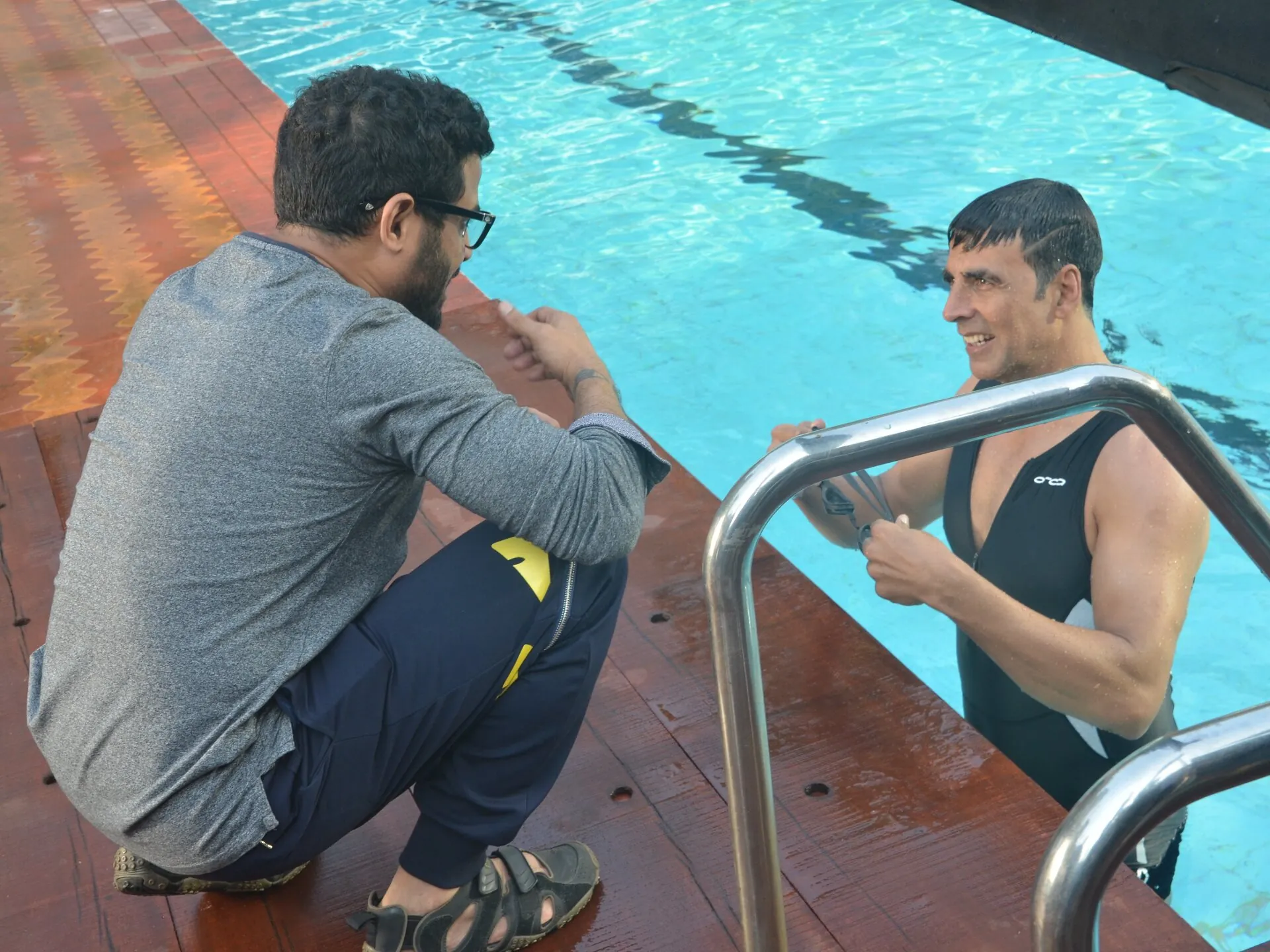 Bappaditya Roy - Behind the scenes with Akshay Kumar at Fourth Apple Films