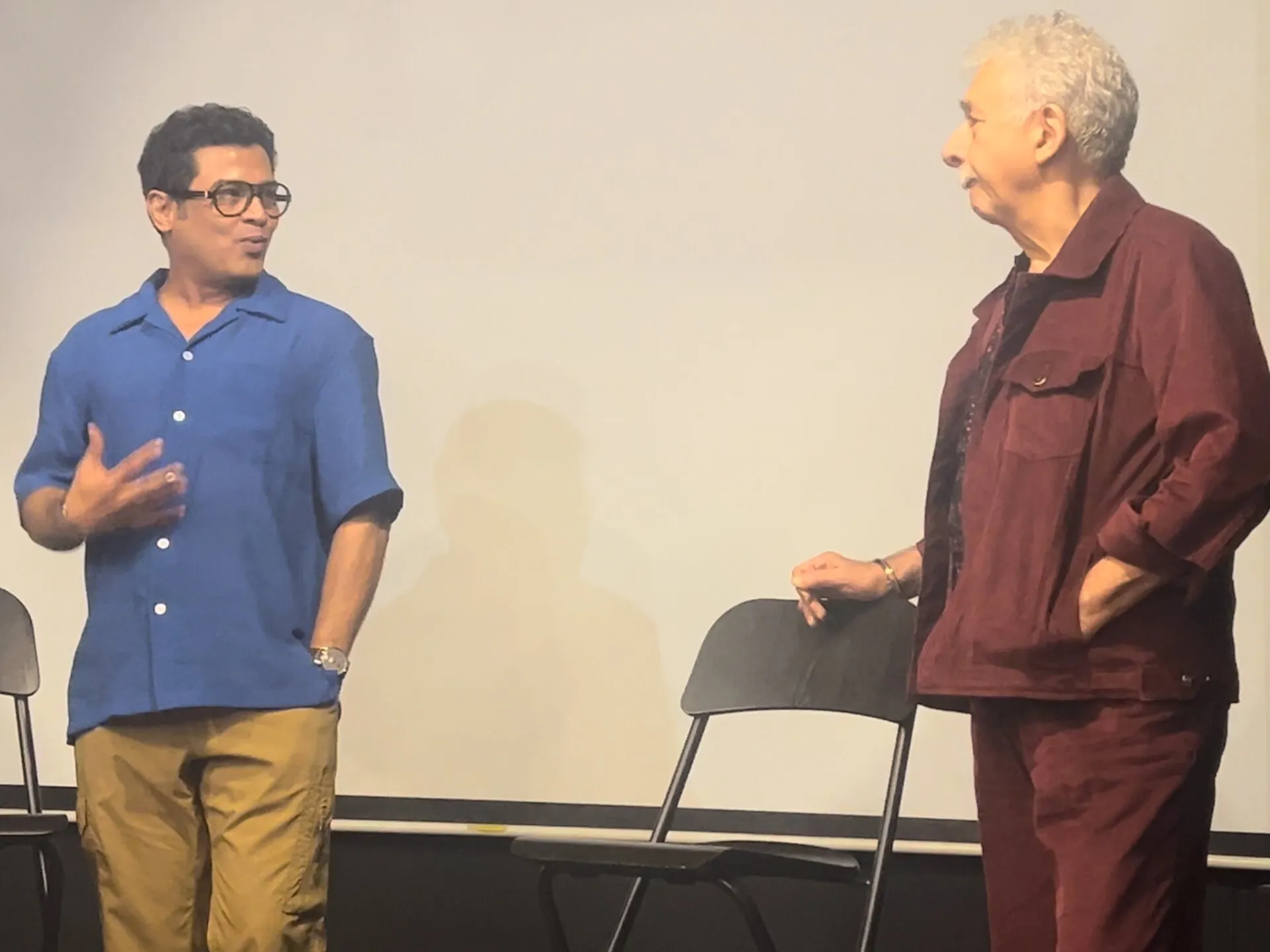 Bappaditya Roy - With Naseeruddin Shah